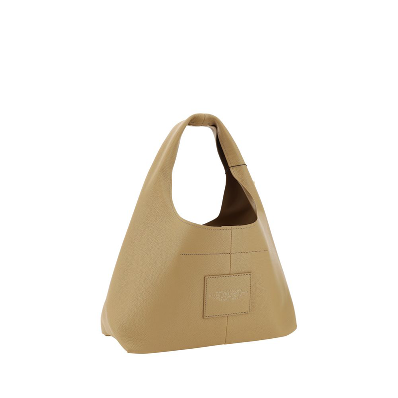 Beige calf leather bos taurus shoulder bag-null