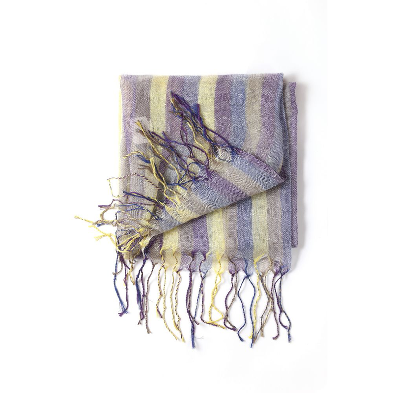 Multicolor textile scarf-null