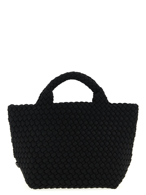 Black neoprene tote bag-null