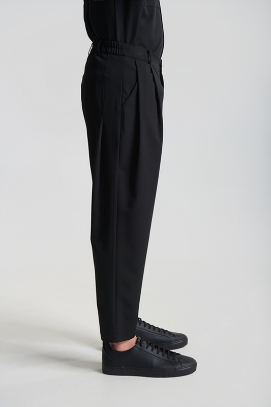 Pcoc double line pleats trousers-null