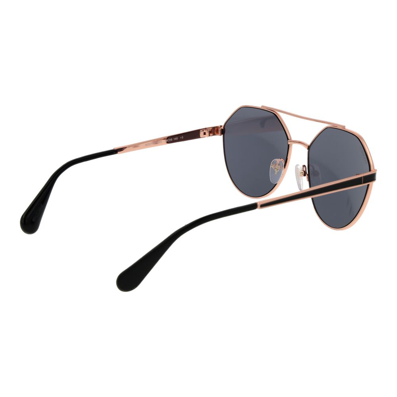 Rose gold metal sunglasses-null