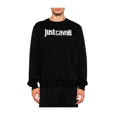 Just cavalli ανδρικό φούτερ, Black, medium