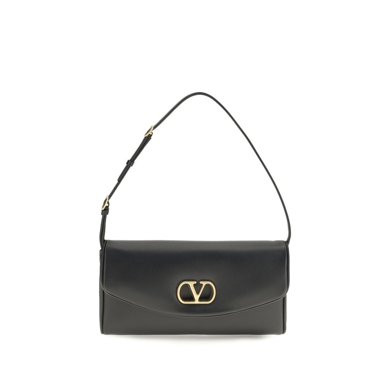 Brown calf leather bos taurus shoulder bag-null