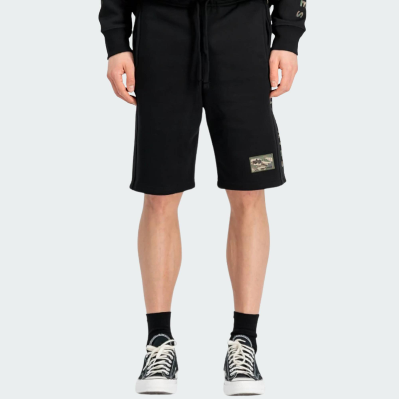 Camo jogger shorts-null