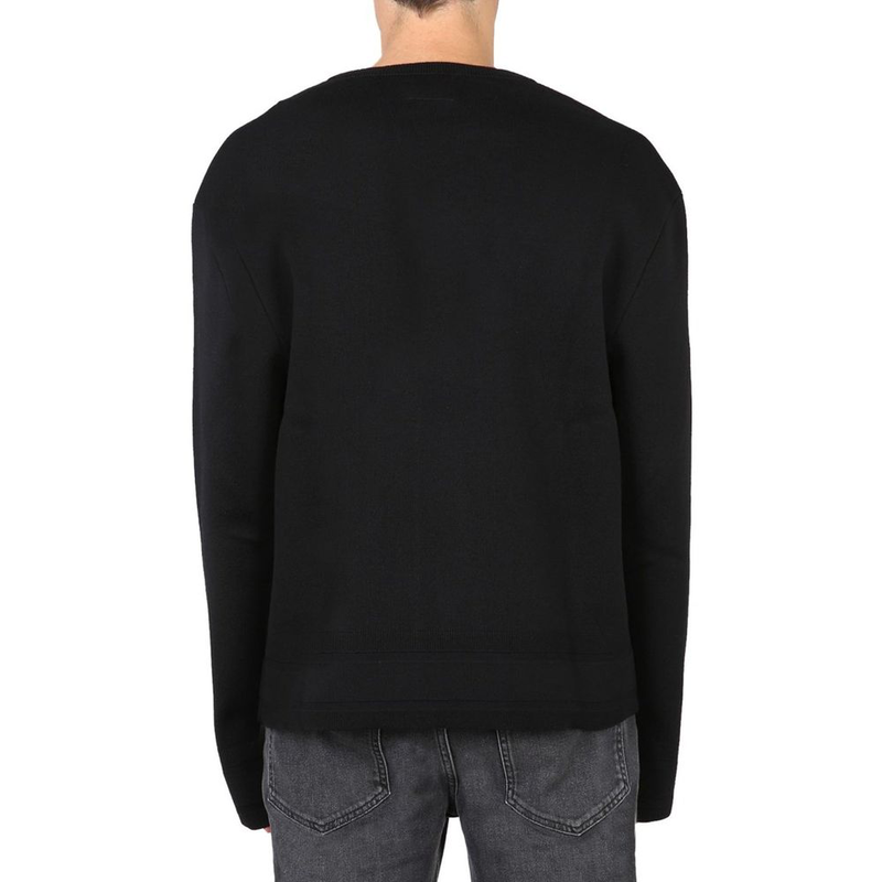 Black cotton sweatshirt-null