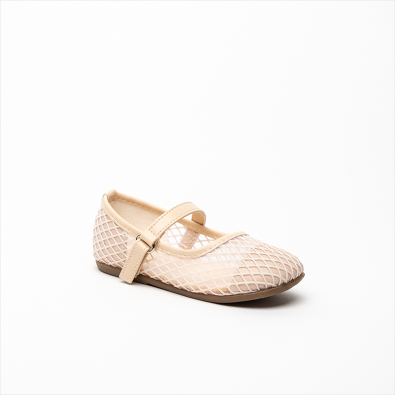 Miss belgini girls fish net mesh ballerinas-null
