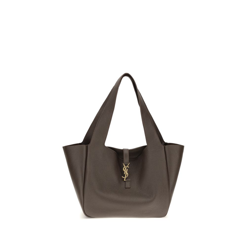Brown calf leather bos taurus shoulder bag-null