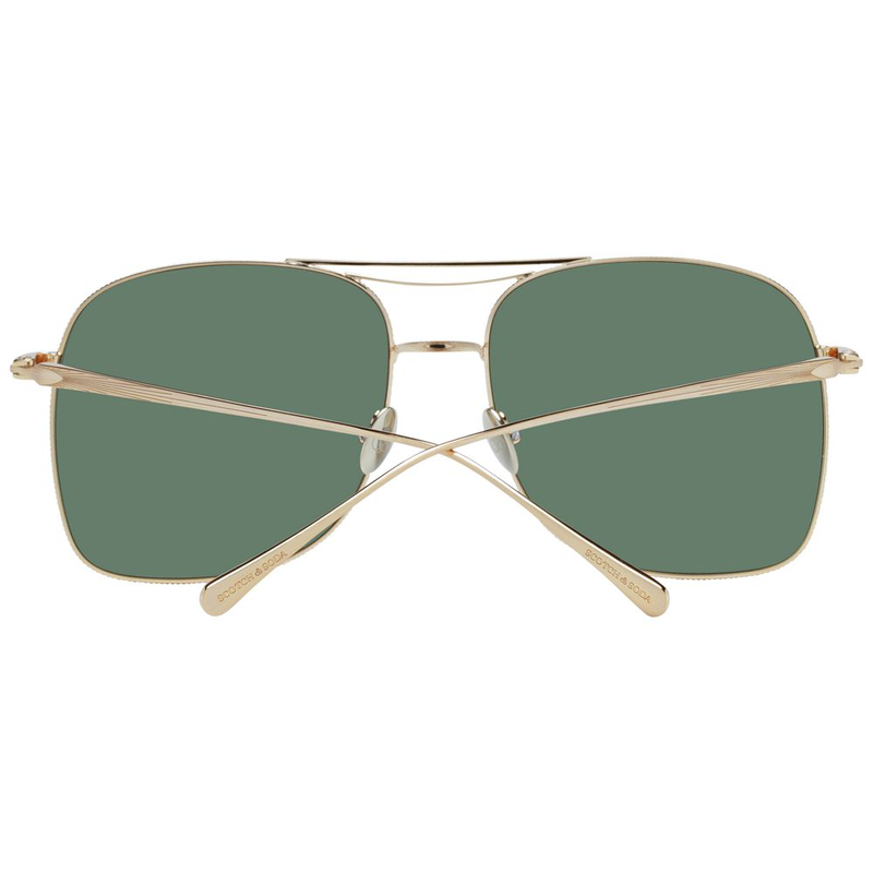 Gold stainless steel sunglasses-null