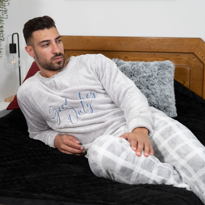 Men pajama velvet fleece #q2746