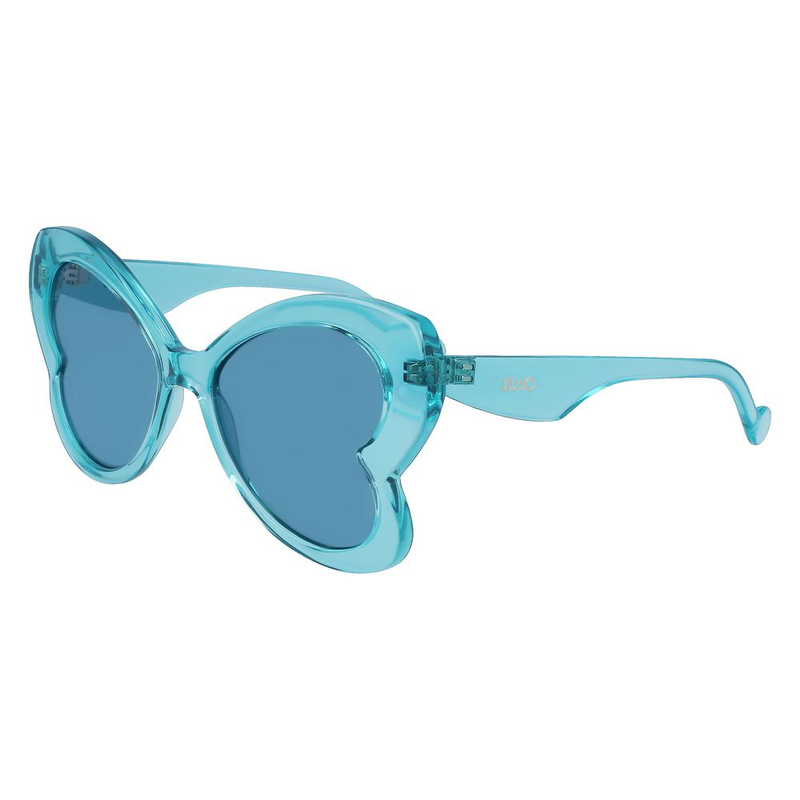 Blue injected sunglasses-null