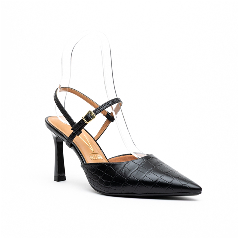 Vizzano croc effect high heel pumps-null