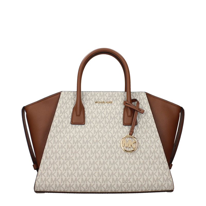 Beige fabric handbag-null