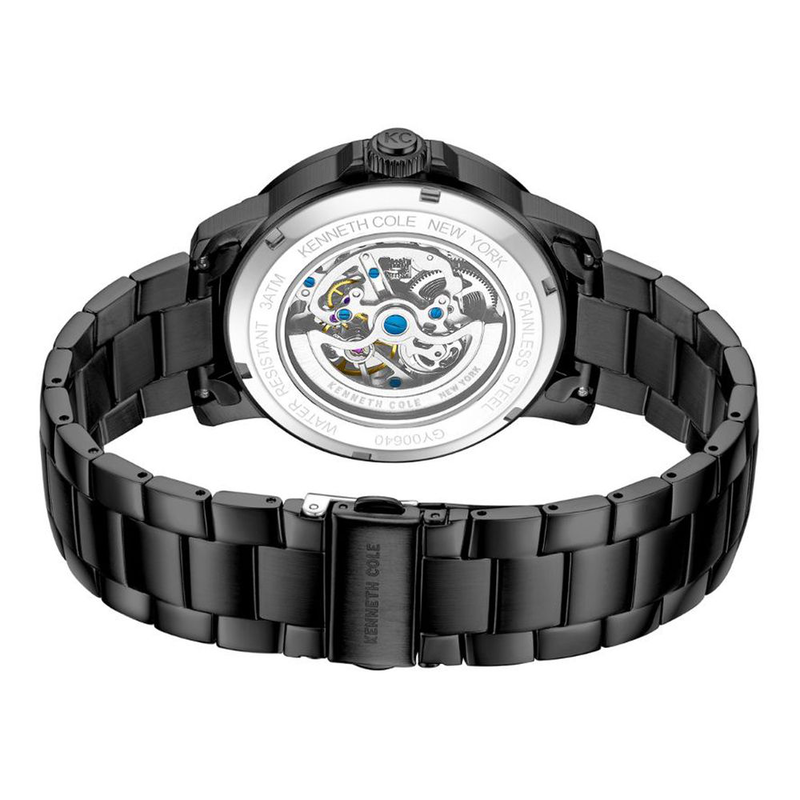 Gray stainless steel dress watch-null