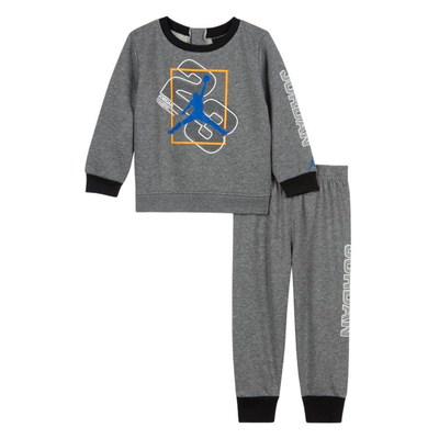 Nike jordan infant next utility crew swt, Carbon Heather, medium