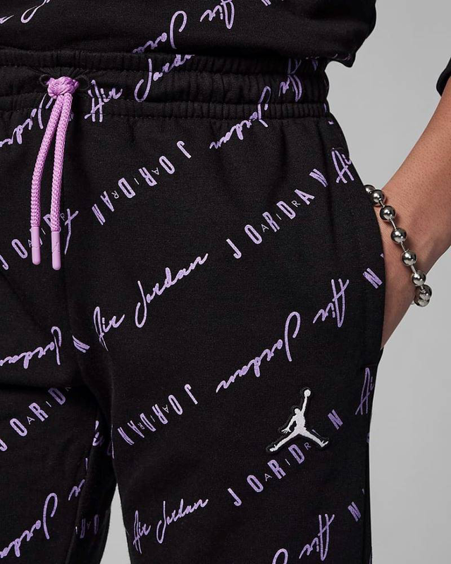 Girls all-over-print pants-null