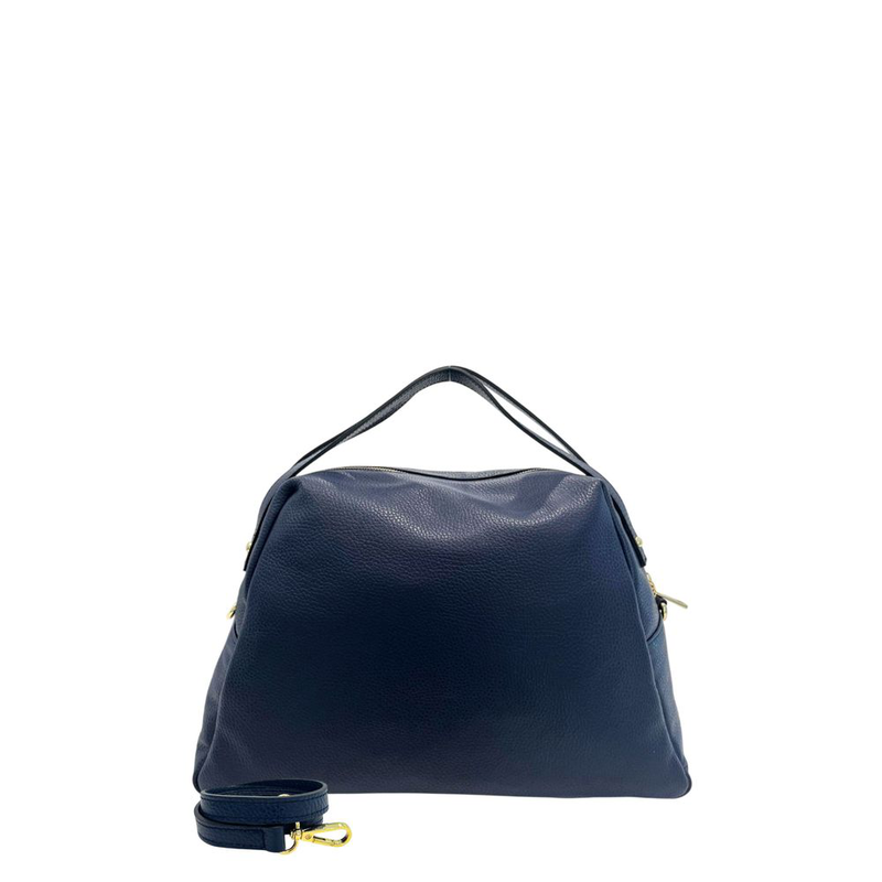 Blue leather women bag-null
