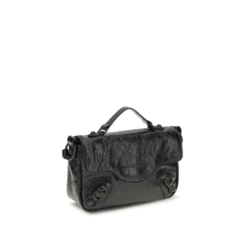 Black lamb ovis aries aries shoulder bag-null