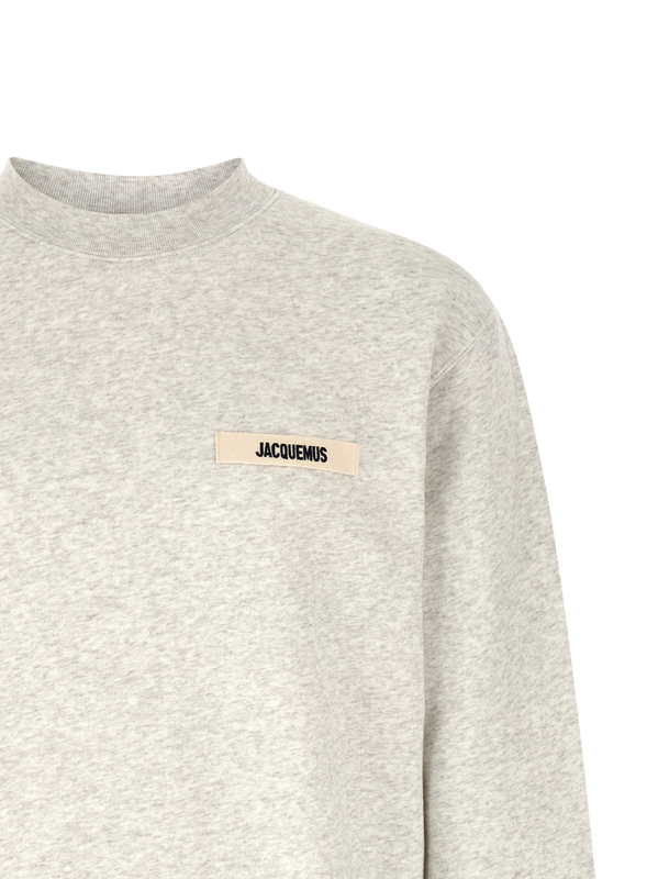 Gray cotton sweatshirt-null