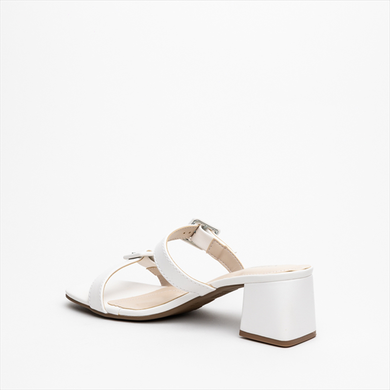 Via marte low block heel mule sandals-null