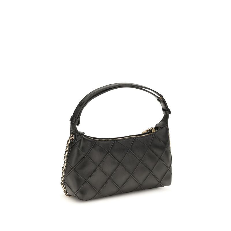 Black calf leather bos taurus handbag-null