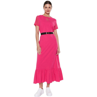 Maxi jersey dreshort sleeves
