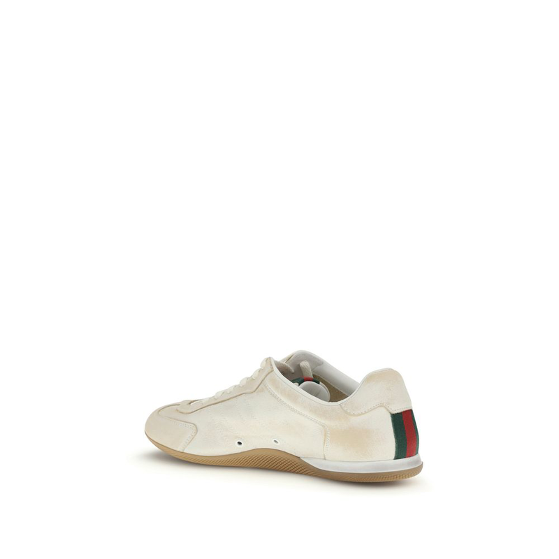 White calf leather bos taurus low top sneakers-null