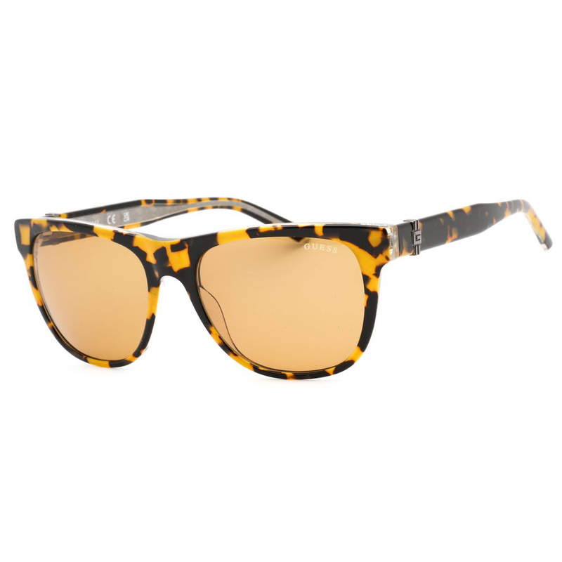 Brown resin sunglasses-null