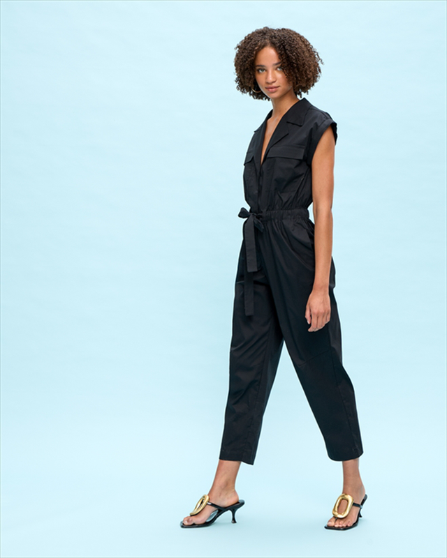 Jumpsuit cotton short sleeve image number null