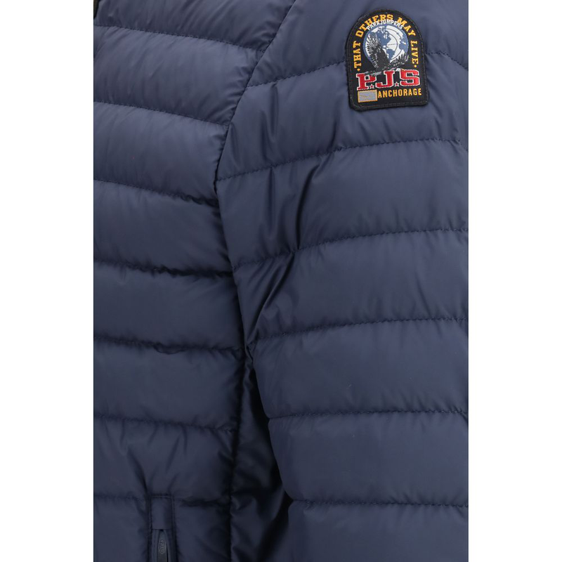 Blue fabric shell jacket-null