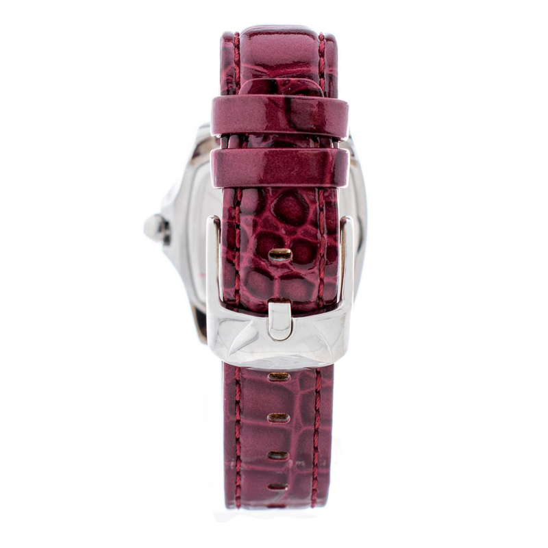 Multicolor leather dress watch-null