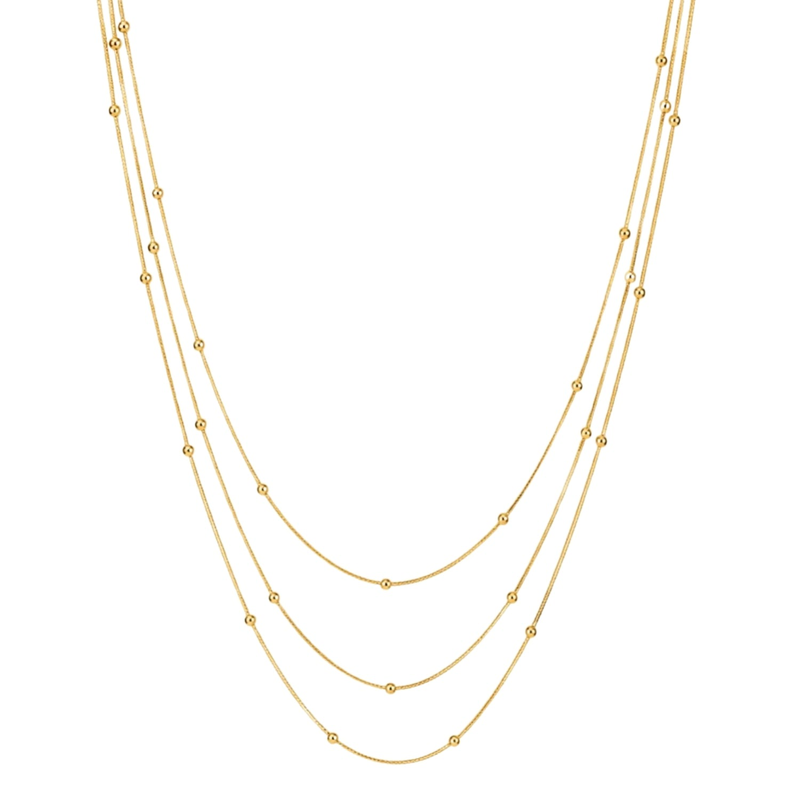 Triple layer necklace-null