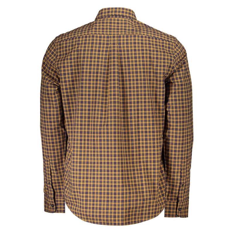 Blue cotton men's shirt-null