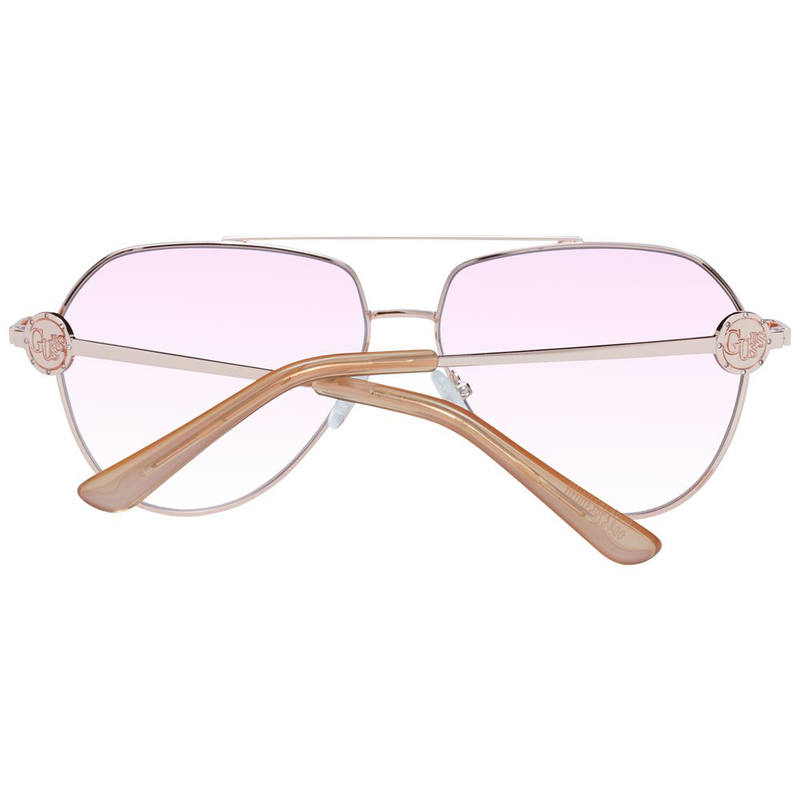 Rose gold metal sunglasses-null