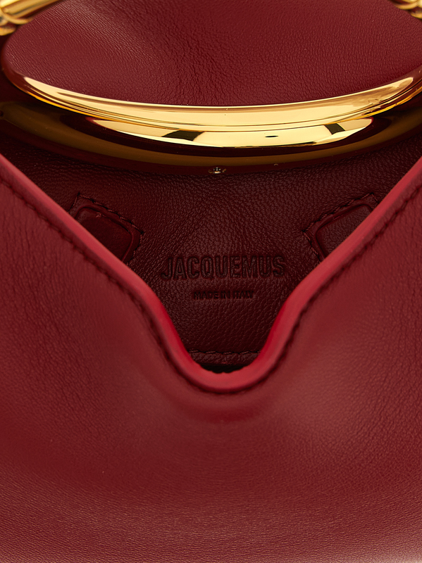 Multicolor lamb leather handbag-null
