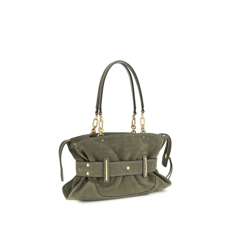 Bicolor calf leather bos taurus handbag-null