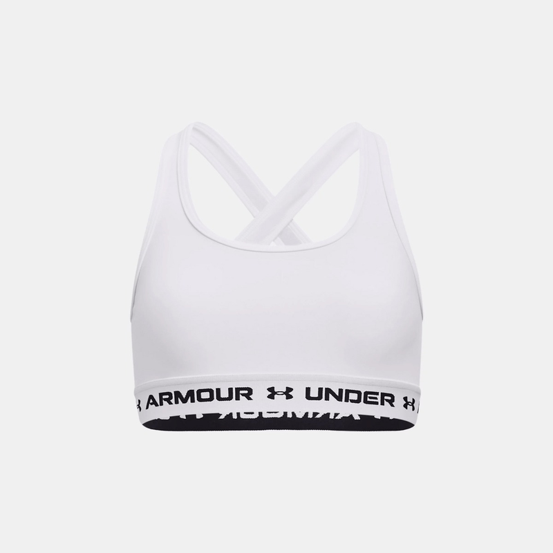 Product image: Under armour girls' ua crossback sports bra 100-null