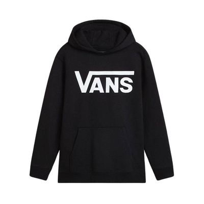 Vans boys classic II pullover hoodie, Black, medium