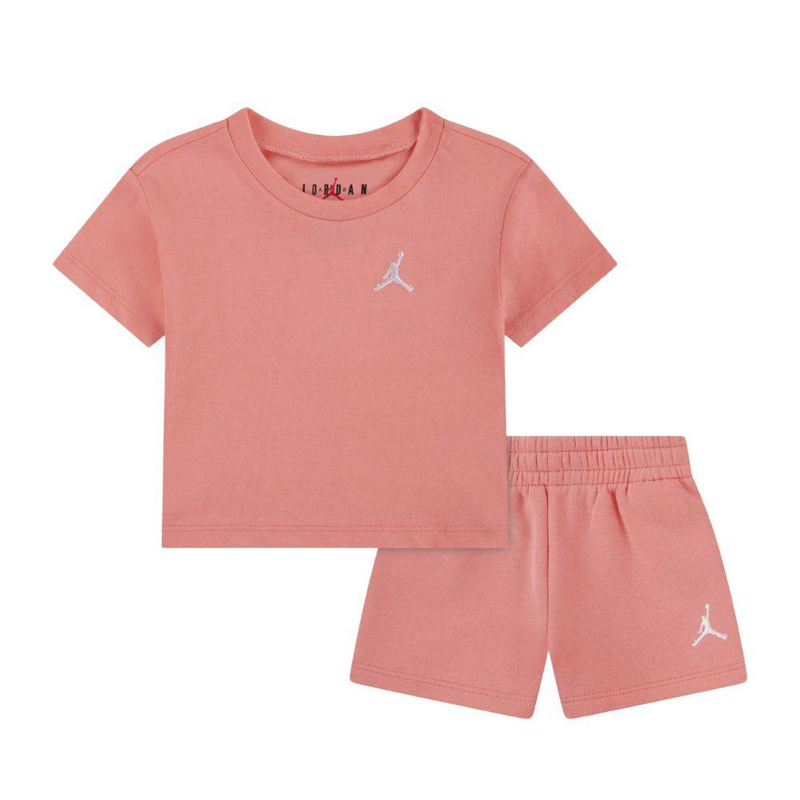 Little girls brooklyn essentials fleece short set-null