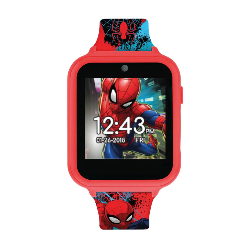 Spider-man interactive kids' silicon strap watch image number null