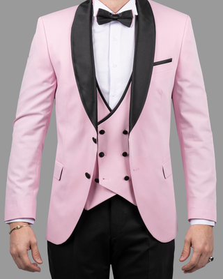 Dezign the tuxedo tailor made suit, Pink, medium