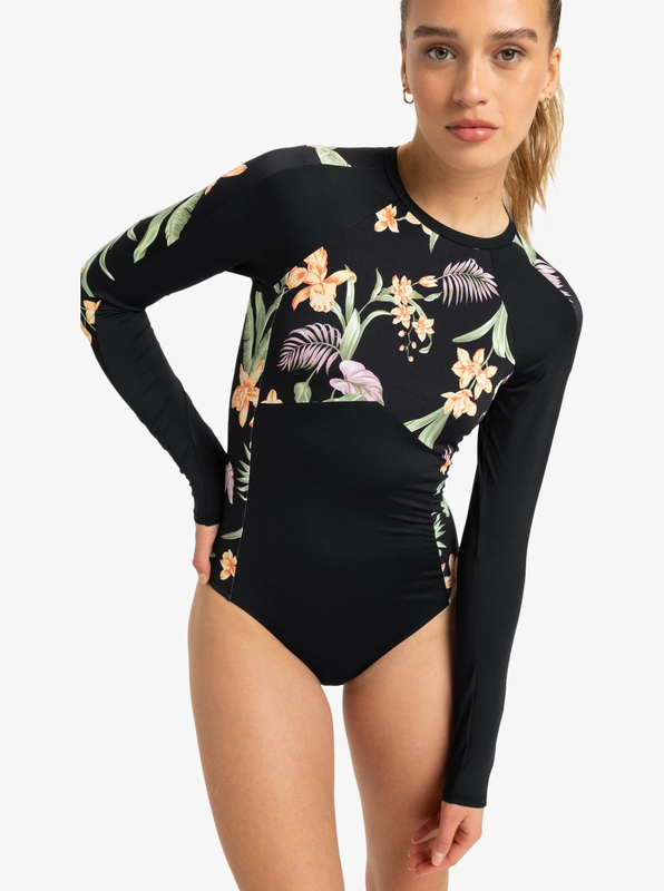 Roxy women's lycras fashion onesie long sleeve t-shirt-null