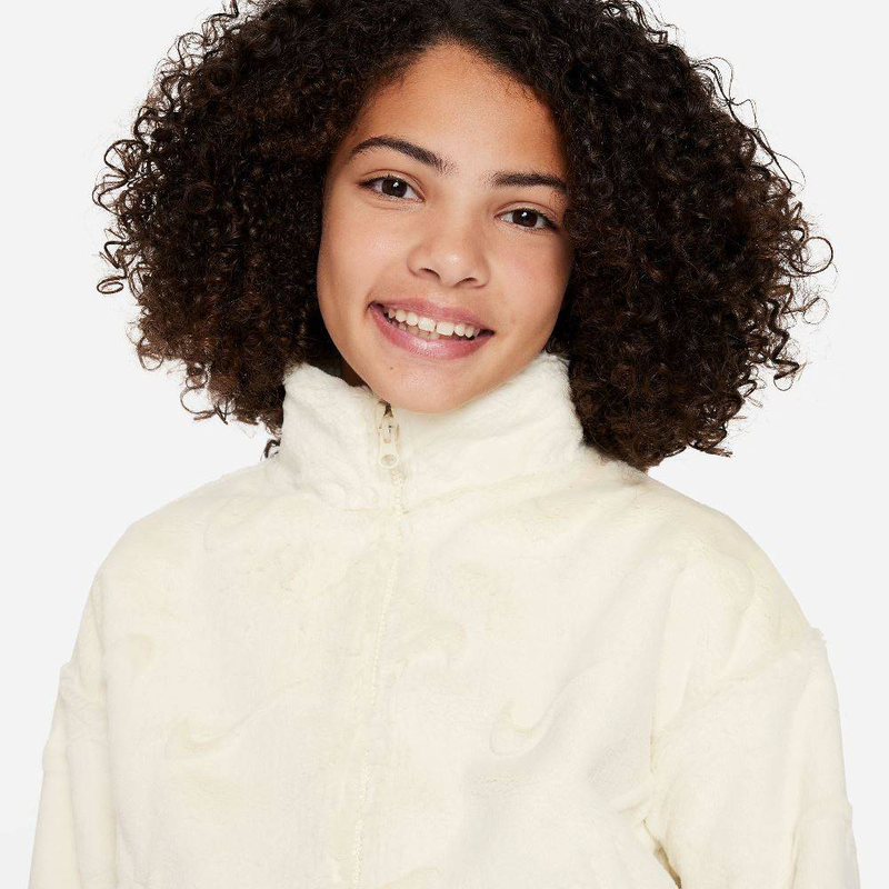 Kids fur trnd jacket image number null
