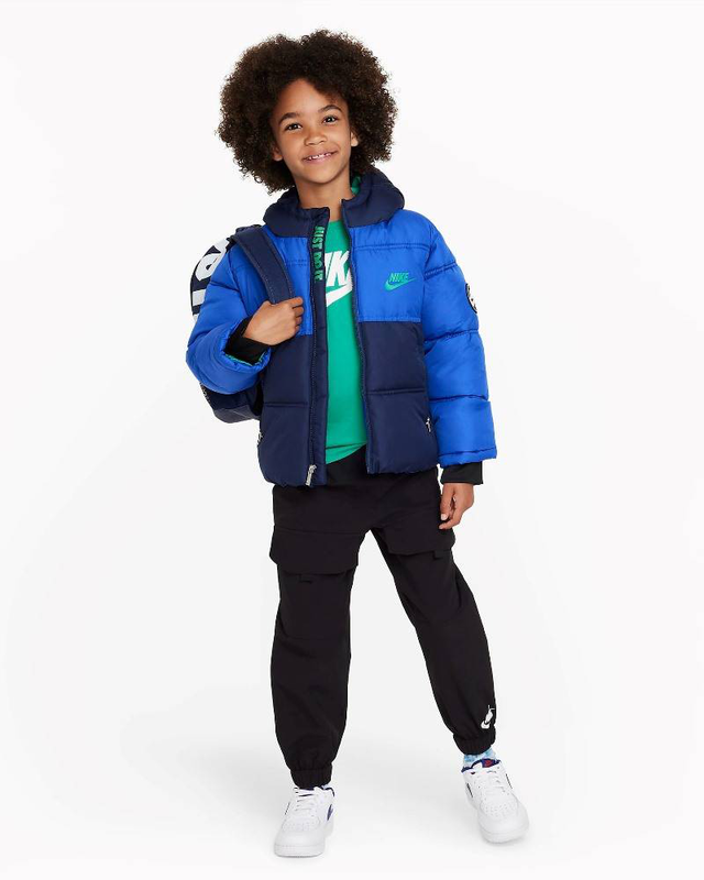 Nike colorblock puffer jacket-null