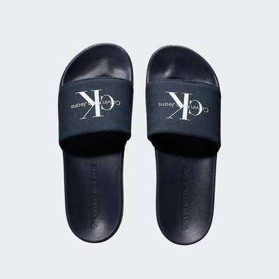 Slide monogram, Blue, medium