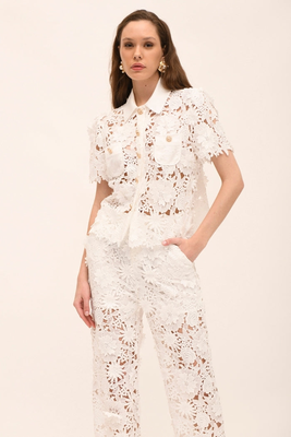 Shirt short, White, medium