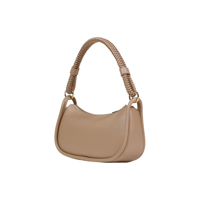 Beige polyethylene handbag-null