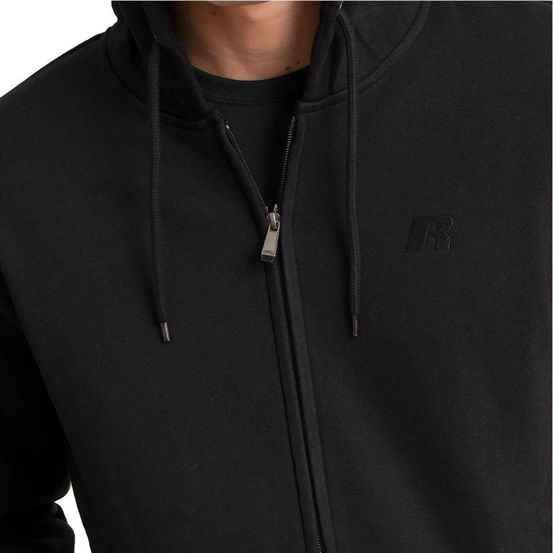 Full zip through mens hoodie-null