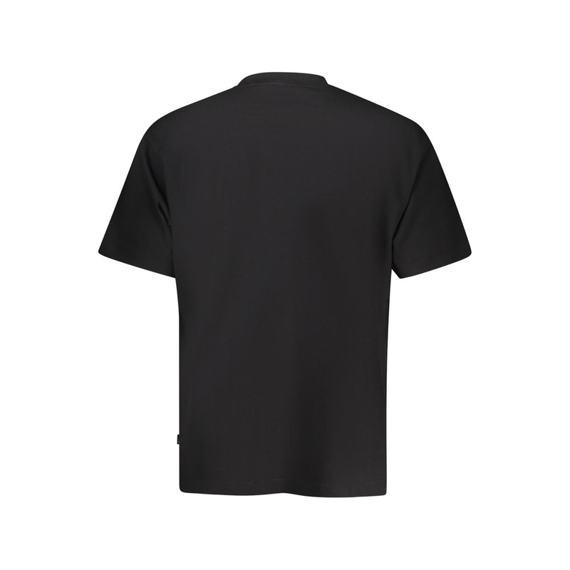Black organic cotton men t-shirt-null