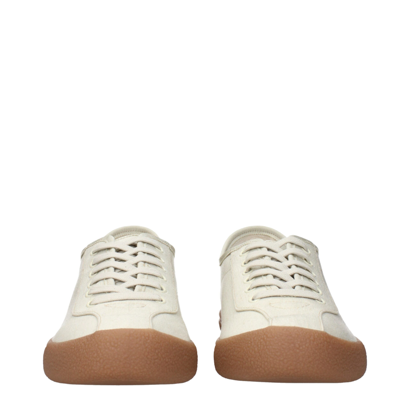 Beige fabric sneakers-null