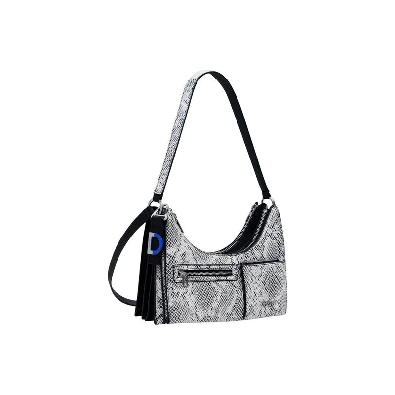 Black polyethylene handbag-null